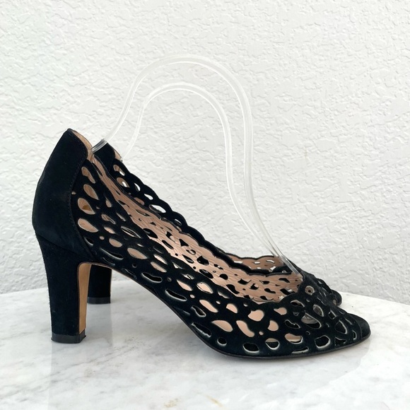 Aquatalia Lattice Suede Pumps Size 7 - Picture 1 of 8